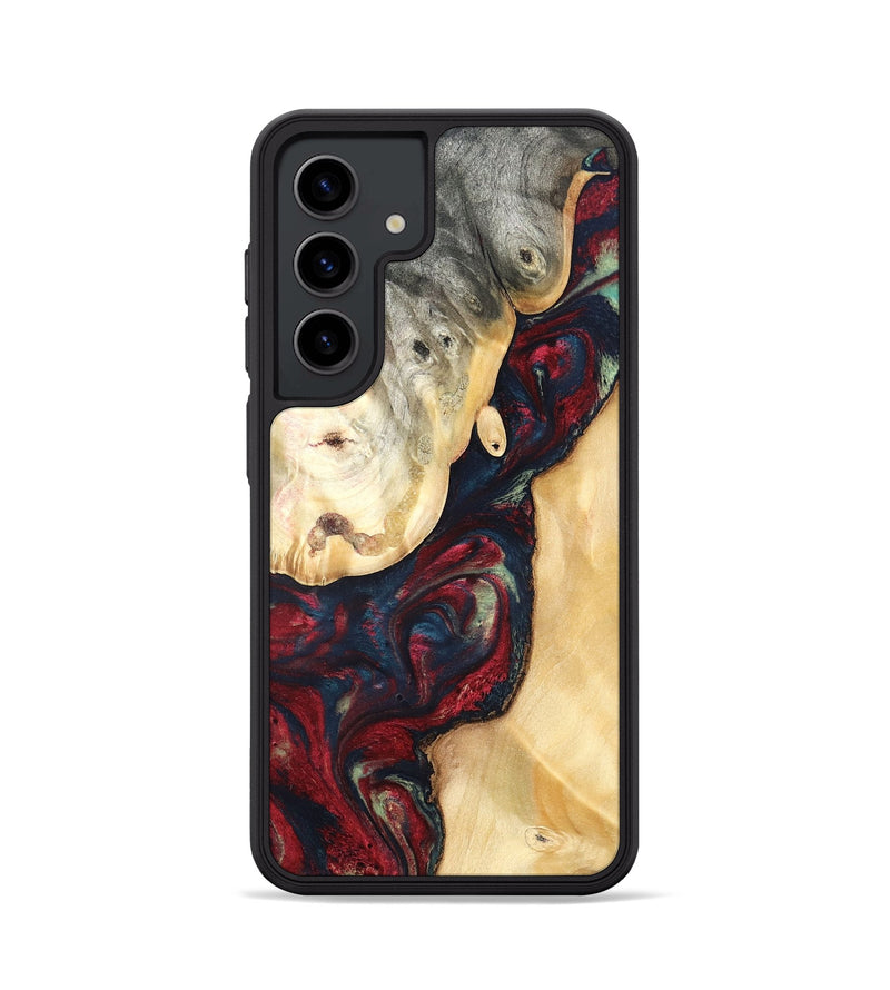 Galaxy S24 Wood Phone Case - Ocie (Red, 819533)