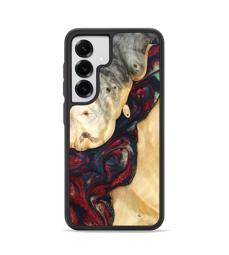 Galaxy S25 Wood Phone Case - Ocie (Red, 819533)