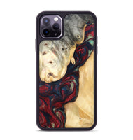 iPhone 11 Pro Max Wood Phone Case - Ocie (Red, 819533)