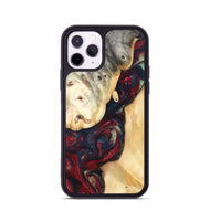 iPhone 11 Pro Wood Phone Case - Ocie (Red, 819533)