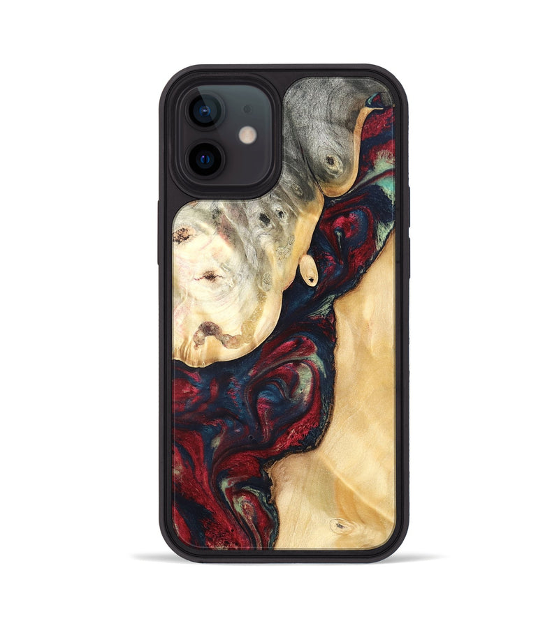 iPhone 12 Wood Phone Case - Ocie (Red, 819533)