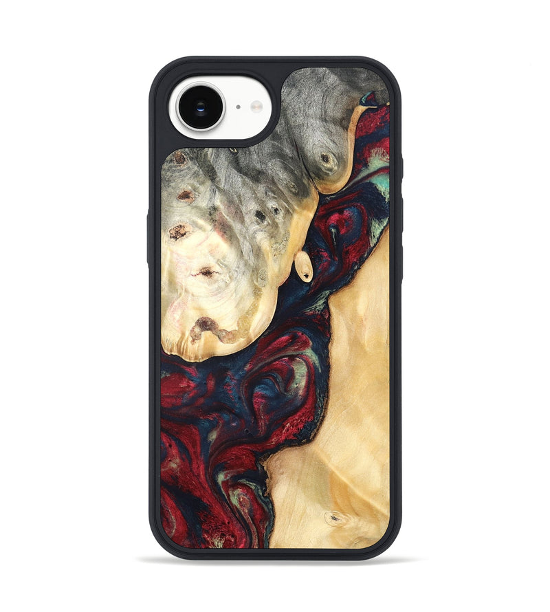 iPhone 16e Wood Phone Case - Ocie (Red, 819533)
