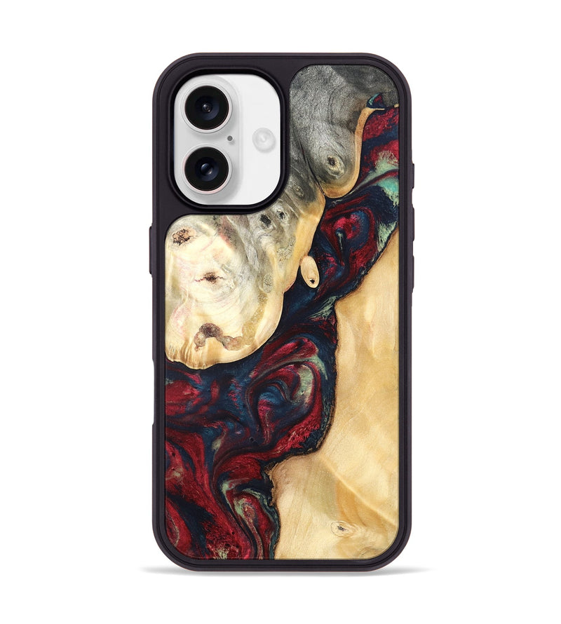 iPhone 17 Wood Phone Case - Ocie (Red, 819533)
