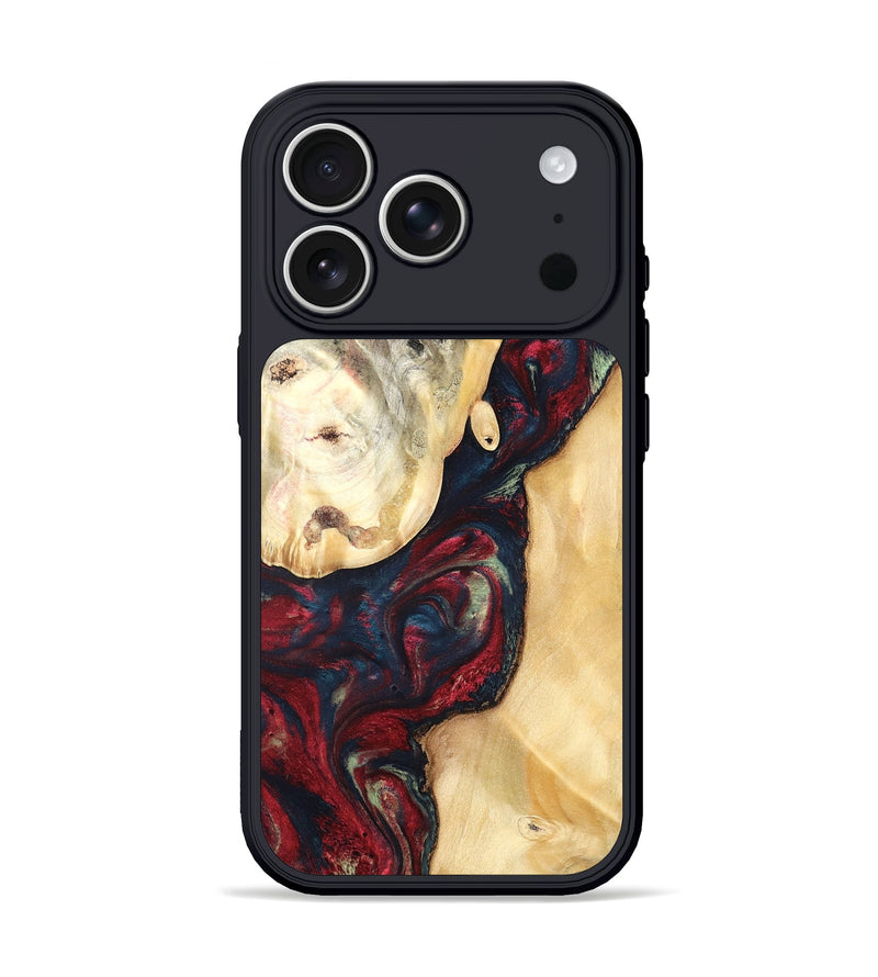 iPhone 17 Pro Wood Phone Case - Ocie (Red, 819533)