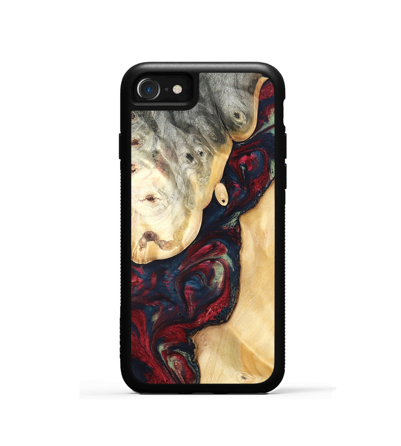 iPhone SE Wood Phone Case - Ocie (Red, 819533)