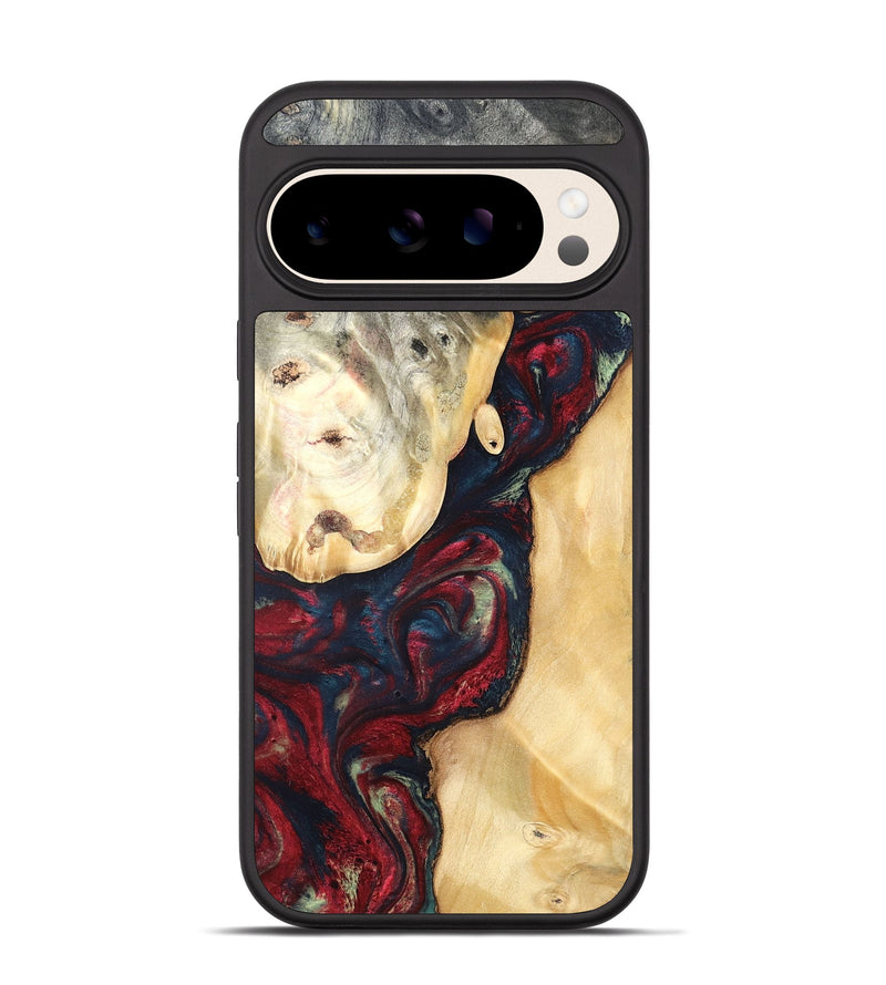 Pixel 10 Pro Wood Phone Case - Ocie (Red, 819533)