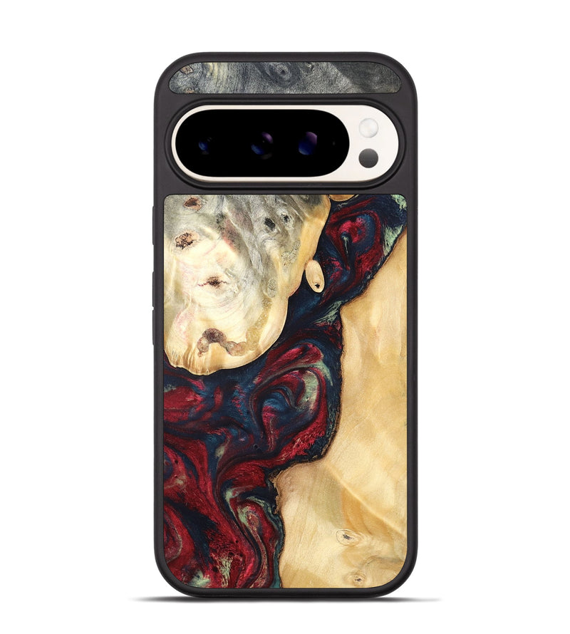 Pixel 9 Wood Phone Case - Ocie (Red, 819533)