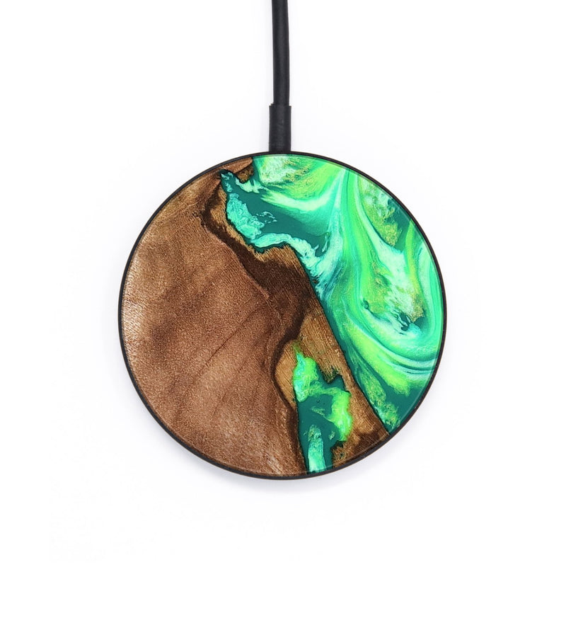 Circle Wood Wireless Charger - Jessi (Neon, 819536)