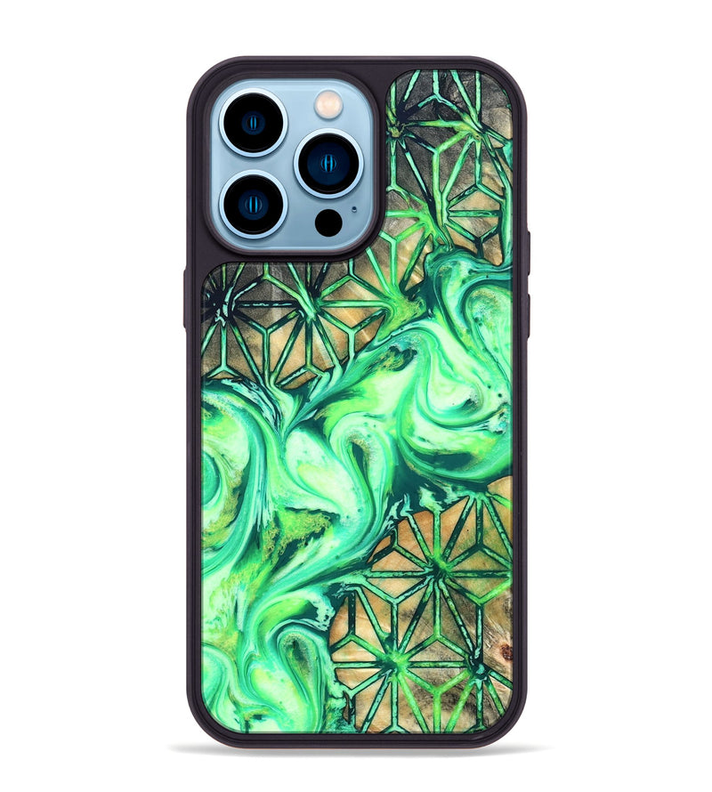 iPhone 14 Pro Max Wood Phone Case - Alvaro (Pattern, 819538)