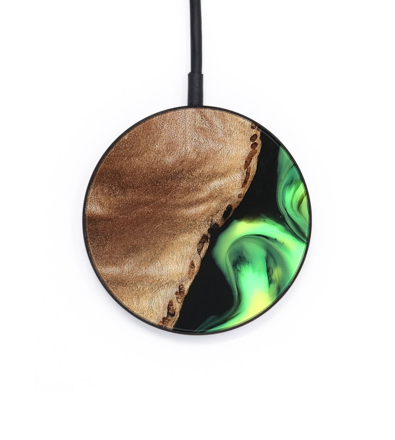 Circle Wood Wireless Charger - Jeanna (Neon, 819539)