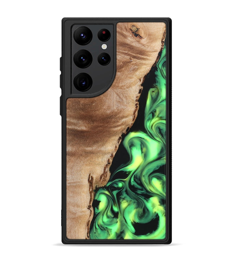 Galaxy S22 Ultra Wood Phone Case - Jeanna (Neon, 819539)