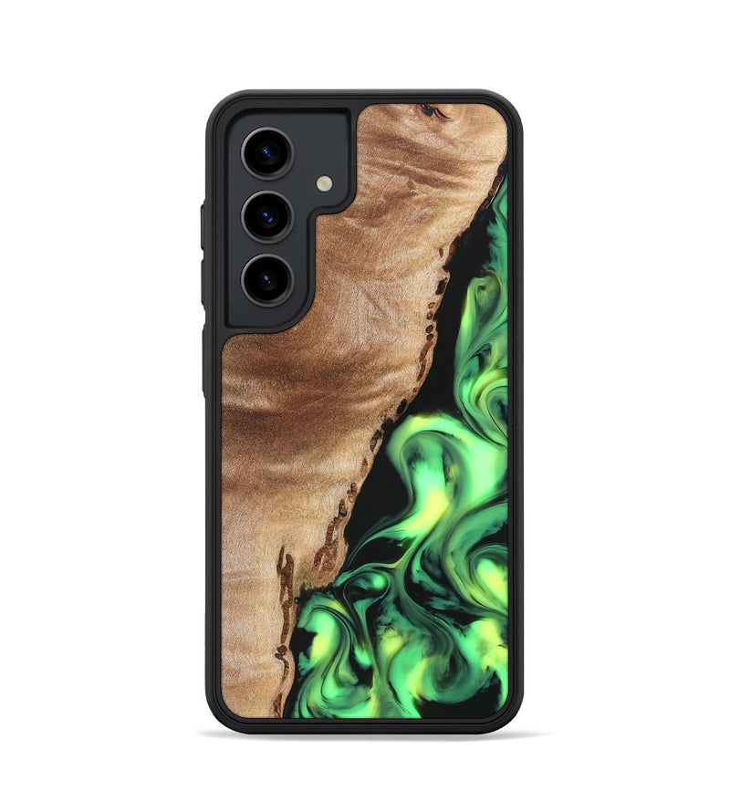 Galaxy S24 Wood Phone Case - Jeanna (Neon, 819539)