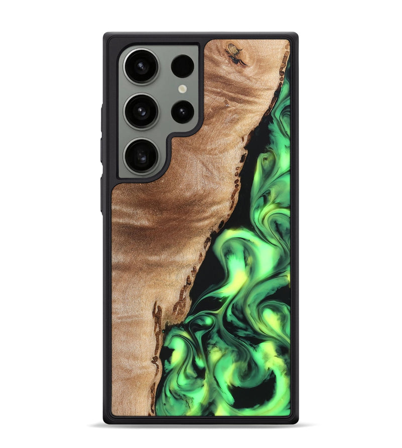 Galaxy S24 Ultra Wood Phone Case - Jeanna (Neon, 819539)