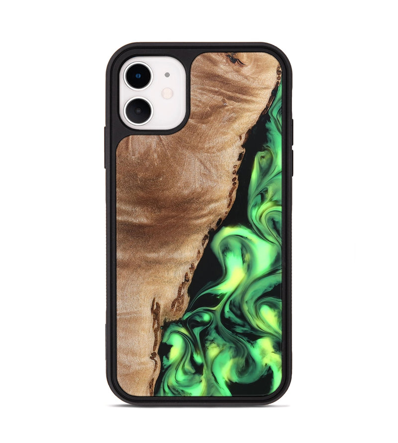 iPhone 11 Wood Phone Case - Jeanna (Neon, 819539)