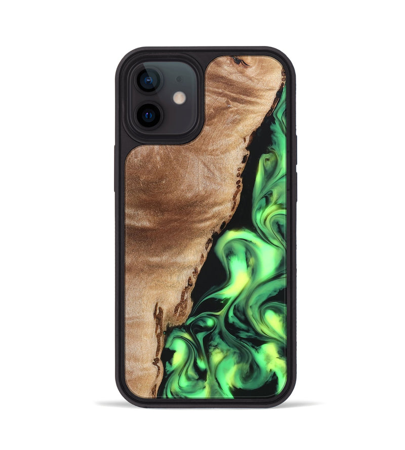 iPhone 12 Wood Phone Case - Jeanna (Neon, 819539)