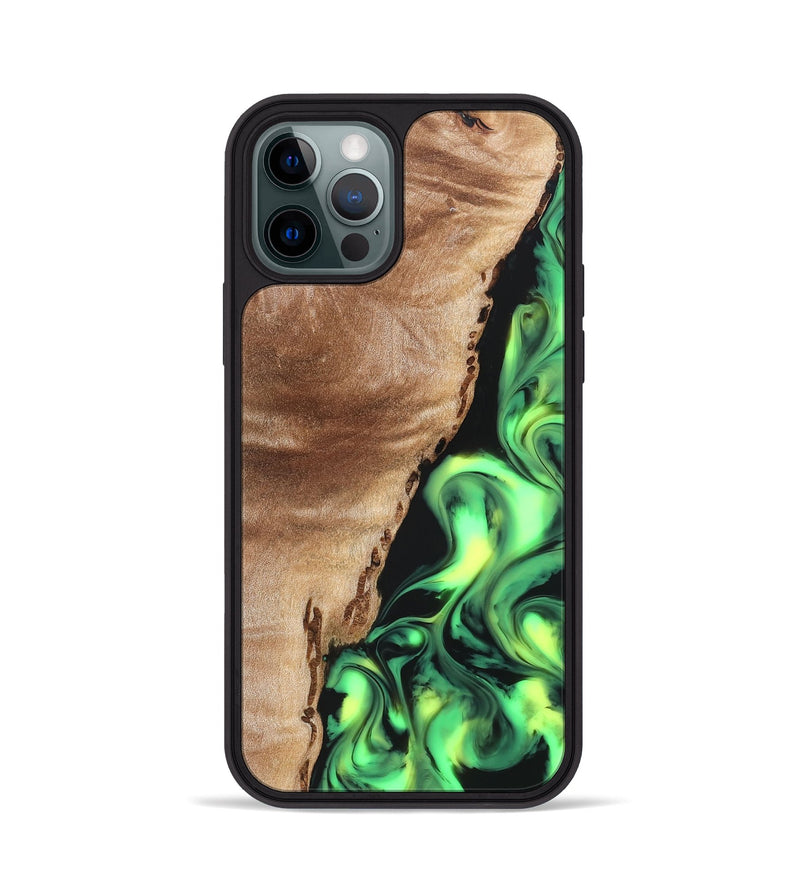 iPhone 12 Pro Wood Phone Case - Jeanna (Neon, 819539)