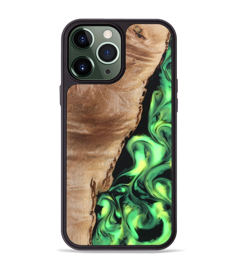 iPhone 13 Pro Max Wood Phone Case - Jeanna (Neon, 819539)