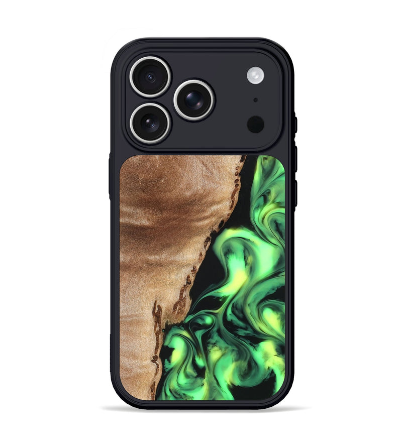 iPhone 17 Pro Wood Phone Case - Jeanna (Neon, 819539)