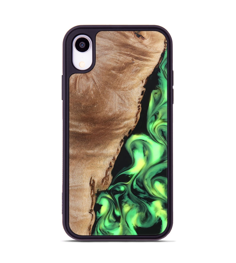 iPhone Xr Wood Phone Case - Jeanna (Neon, 819539)