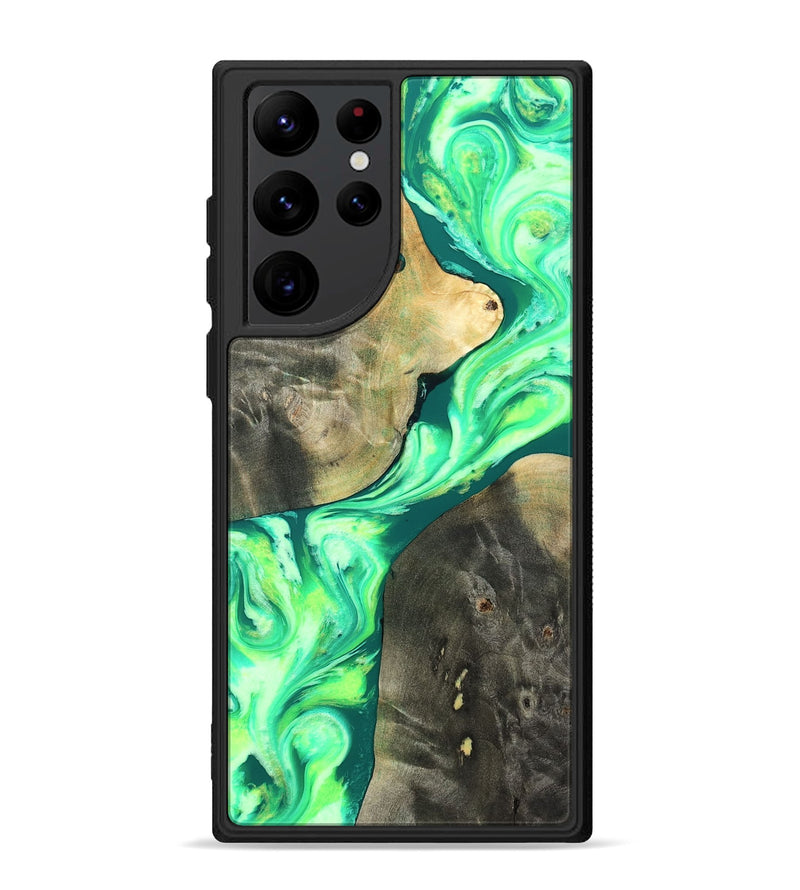 Galaxy S22 Ultra Wood Phone Case - Zella (Neon, 819540)