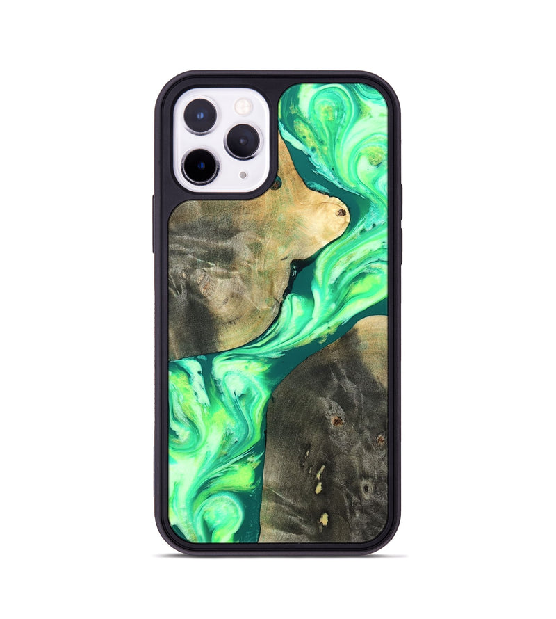 iPhone 11 Pro Wood Phone Case - Zella (Neon, 819540)