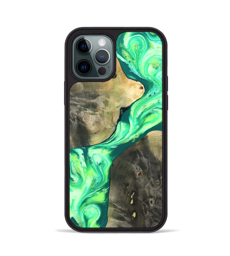 iPhone 12 Pro Wood Phone Case - Zella (Neon, 819540)