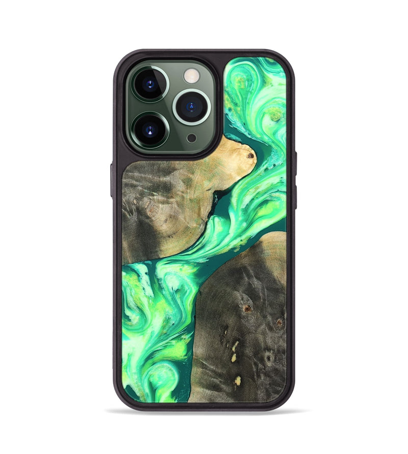 iPhone 13 Pro Wood Phone Case - Zella (Neon, 819540)
