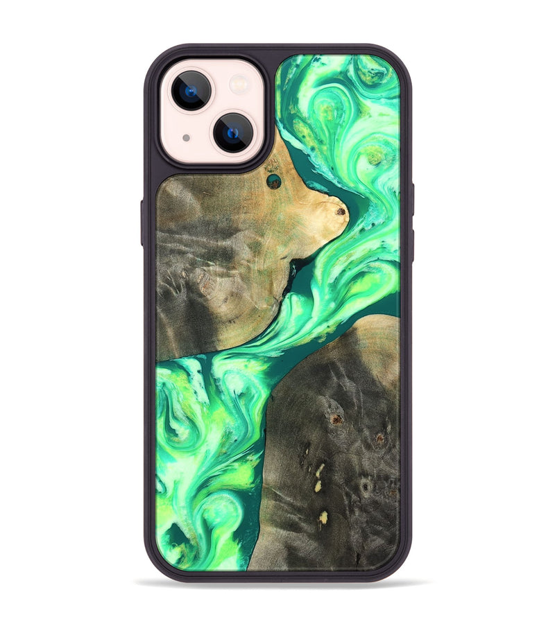 iPhone 14 Plus Wood Phone Case - Zella (Neon, 819540)