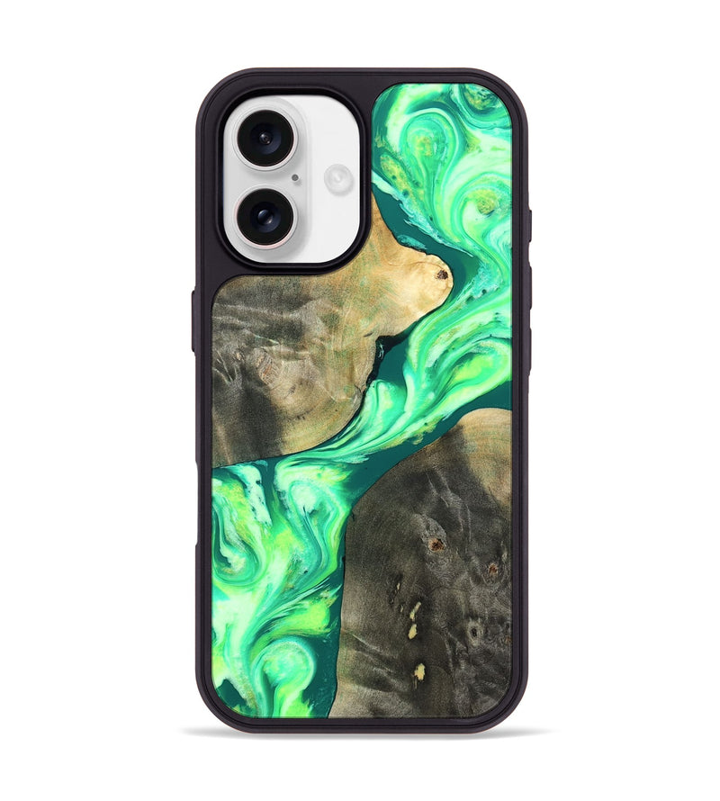 iPhone 17 Wood Phone Case - Zella (Neon, 819540)