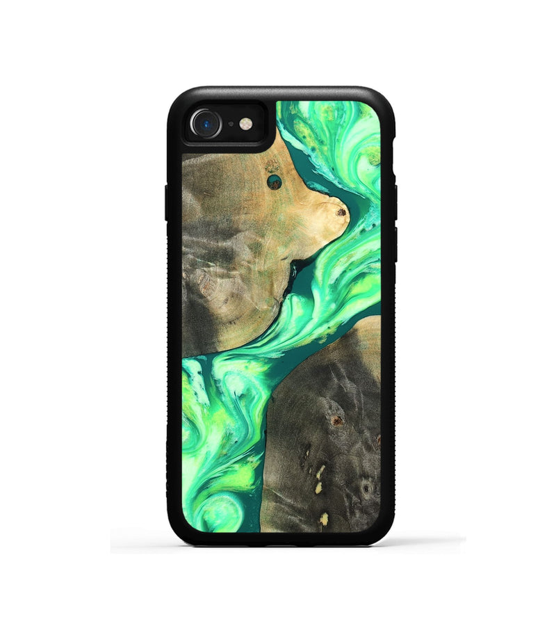 iPhone SE Wood Phone Case - Zella (Neon, 819540)