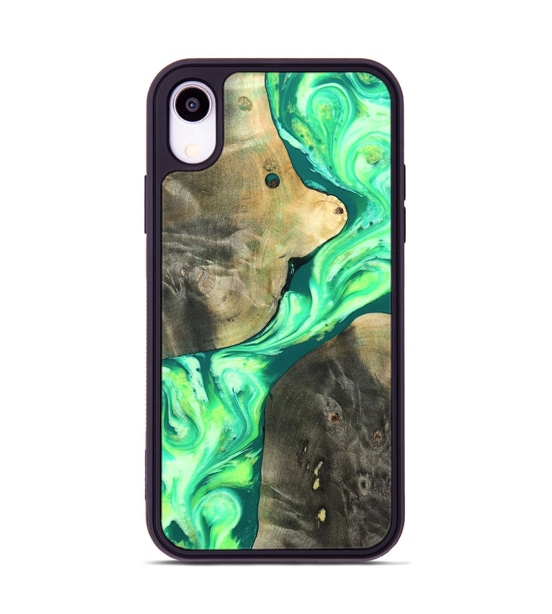 iPhone Xr Wood Phone Case - Zella (Neon, 819540)