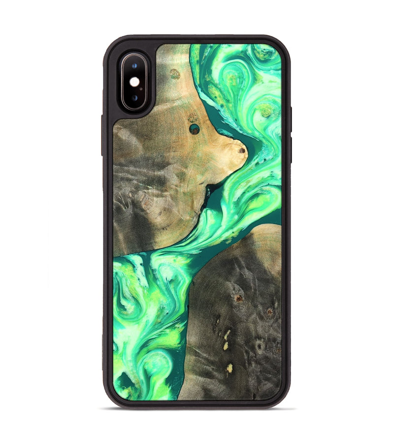 iPhone Xs Max Wood Phone Case - Zella (Neon, 819540)