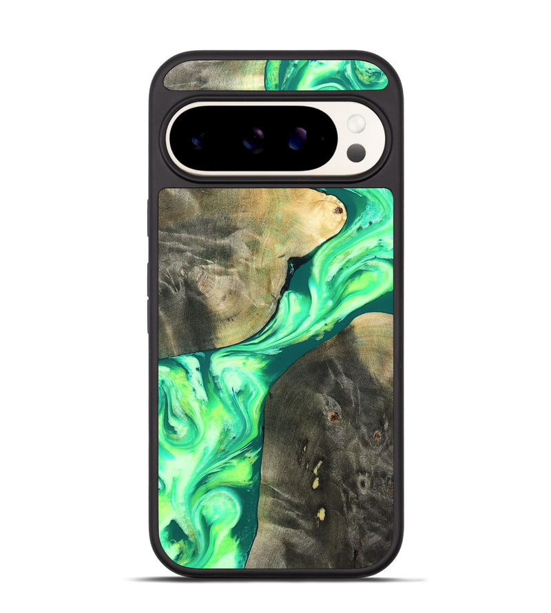 Pixel 9 Wood Phone Case - Zella (Neon, 819540)
