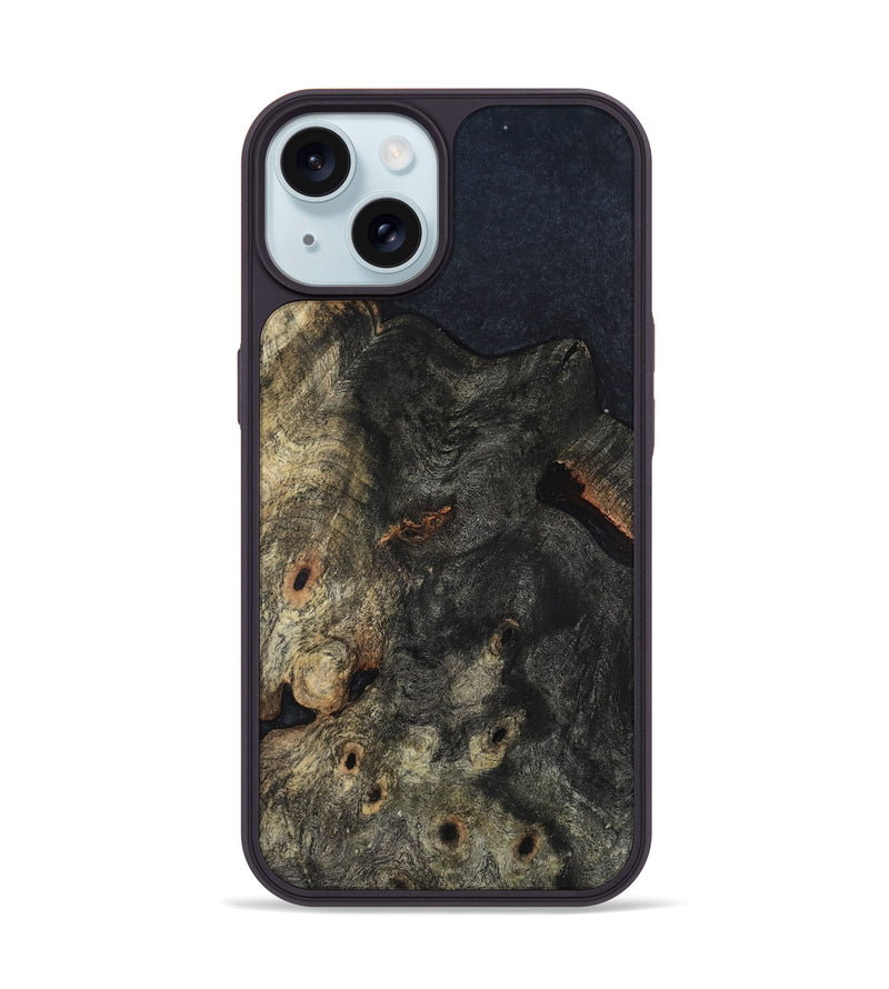 iPhone 15 Wood Phone Case - Karon (Wood Burl, 819549)