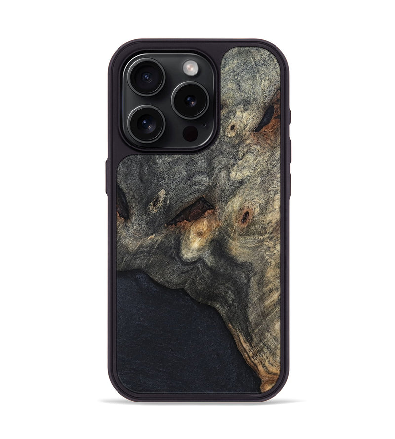 iPhone 15 Pro Wood Phone Case - Grayce (Wood Burl, 819552)