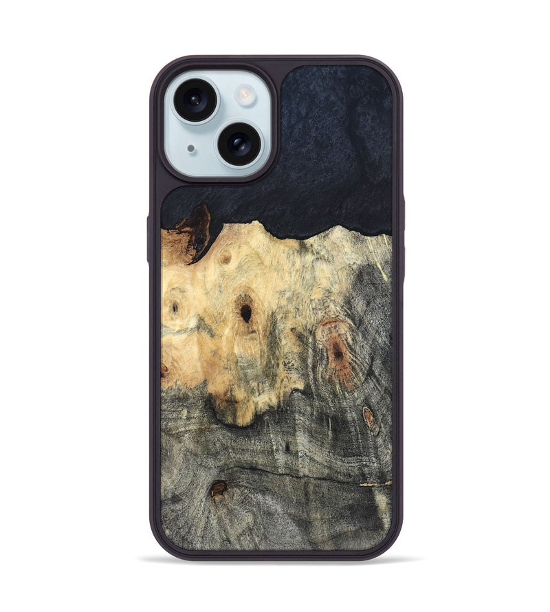 iPhone 15 Wood Phone Case - Kristin (Wood Burl, 819556)