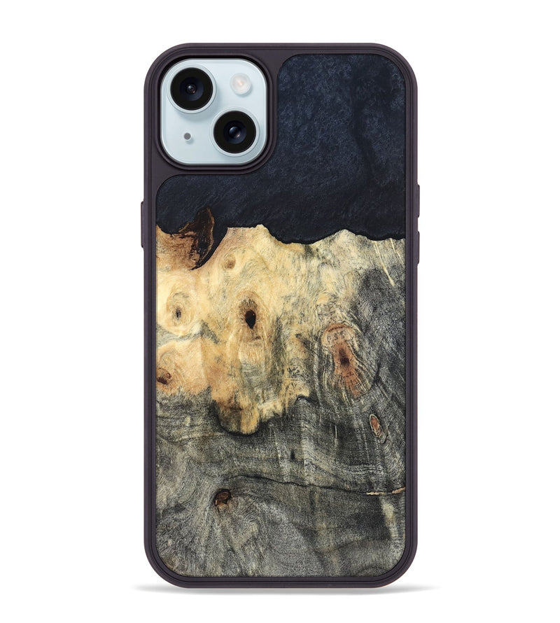iPhone 15 Plus Wood Phone Case - Kristin (Wood Burl, 819556)