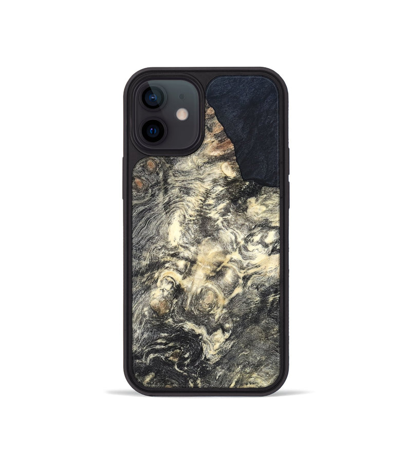 iPhone 12 mini Wood Phone Case - Simeon (Wood Burl, 819559)