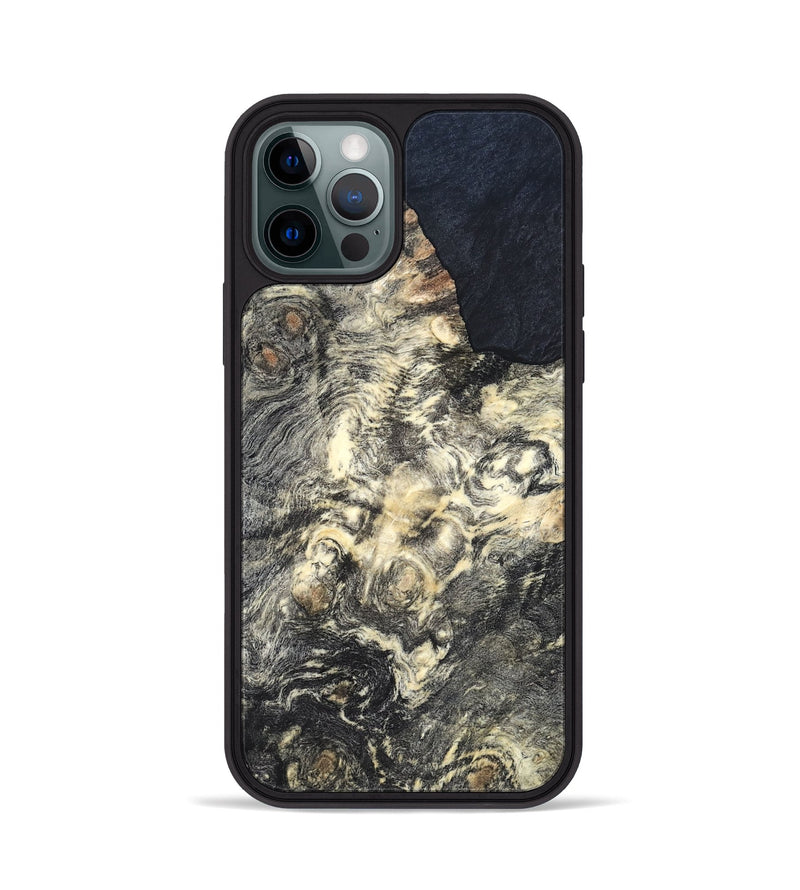 iPhone 12 Pro Wood Phone Case - Simeon (Wood Burl, 819559)