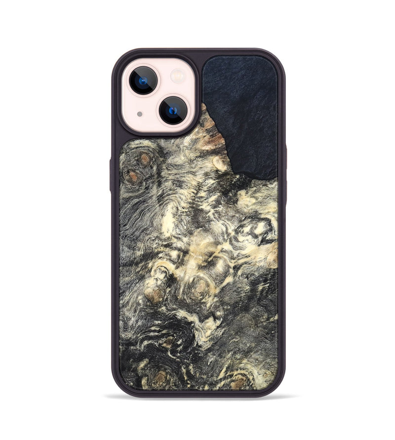 iPhone 14 Wood Phone Case - Simeon (Wood Burl, 819559)