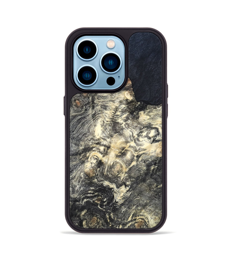 iPhone 14 Pro Wood Phone Case - Simeon (Wood Burl, 819559)