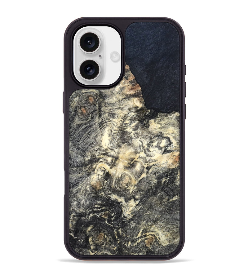 iPhone 16 Plus Wood Phone Case - Simeon (Wood Burl, 819559)