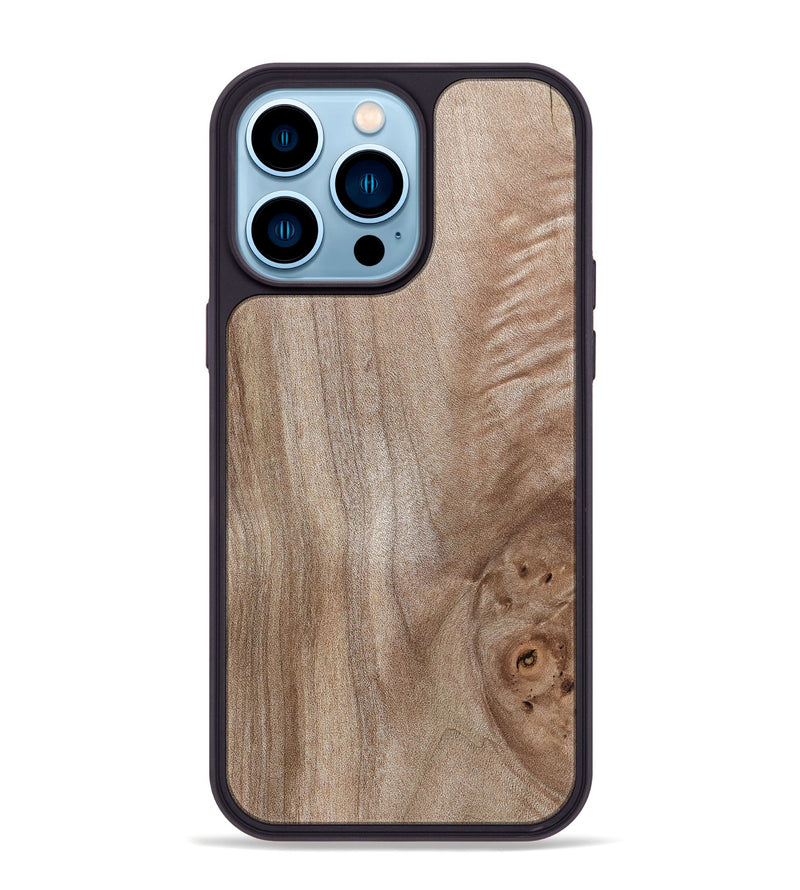 iPhone 14 Pro Max Wood Phone Case - Zainab (Wood Burl, 819560)