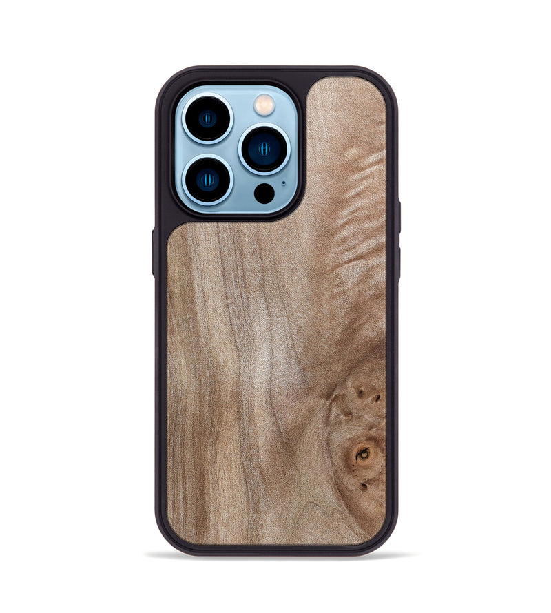 iPhone 14 Pro Wood Phone Case - Zainab (Wood Burl, 819560)