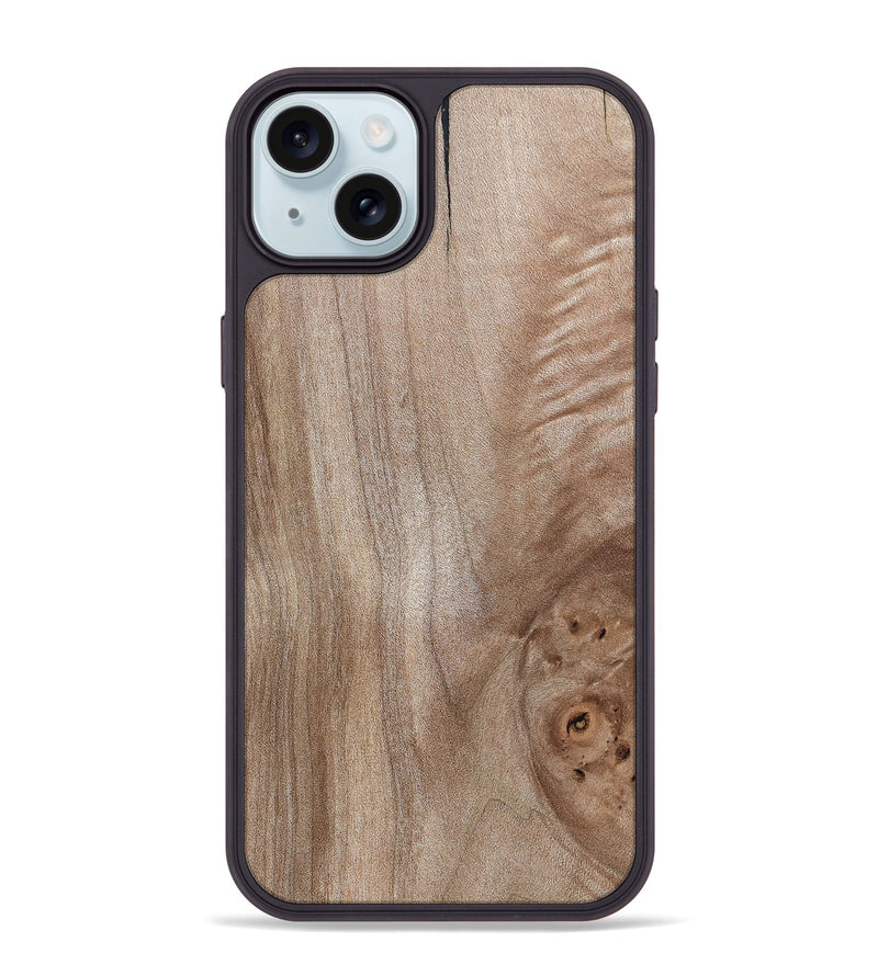 iPhone 15 Plus Wood Phone Case - Zainab (Wood Burl, 819560)