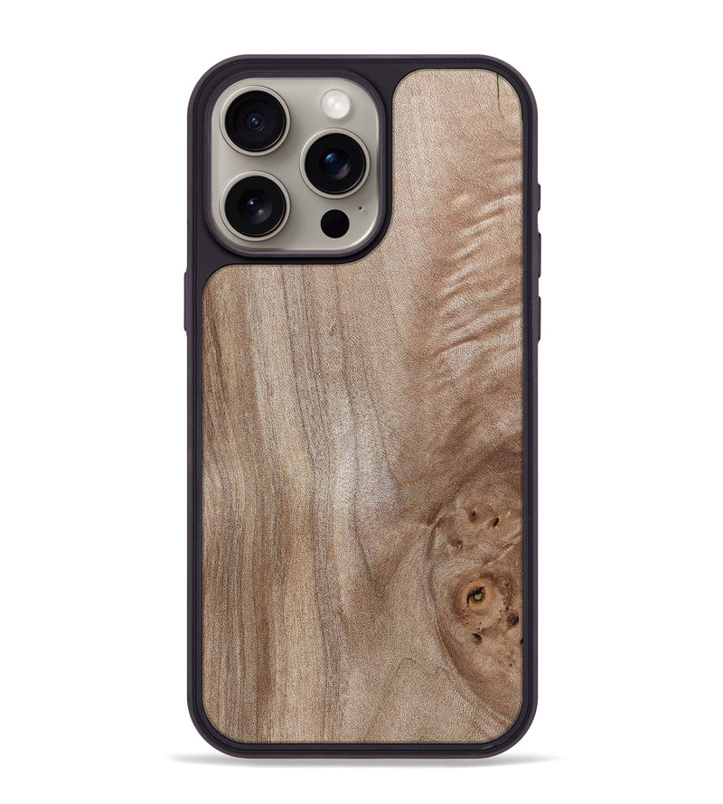 iPhone 15 Pro Max Wood Phone Case - Zainab (Wood Burl, 819560)