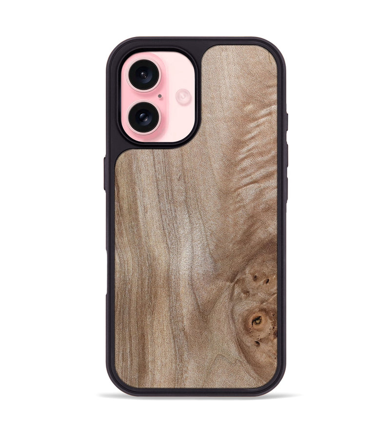iPhone 16 Wood Phone Case - Zainab (Wood Burl, 819560)