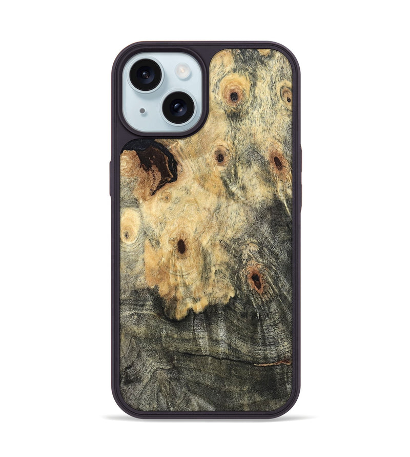 iPhone 15 Wood Phone Case - Mariana (Wood Burl, 819561)