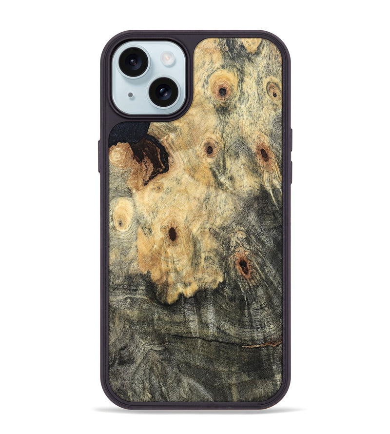iPhone 15 Plus Wood Phone Case - Mariana (Wood Burl, 819561)