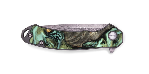 EDC Wood Pocket Knife - Reid (Green, 819562)
